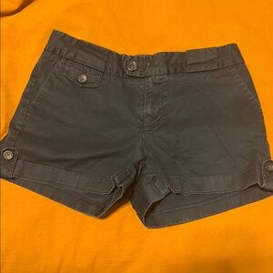 Banana Republic Navy Blue Cargo Shorts with Cuffed Hem